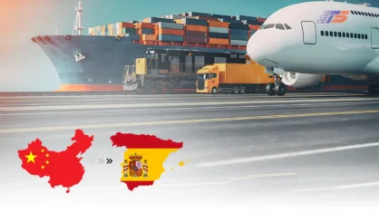 Shipping from China to Spain