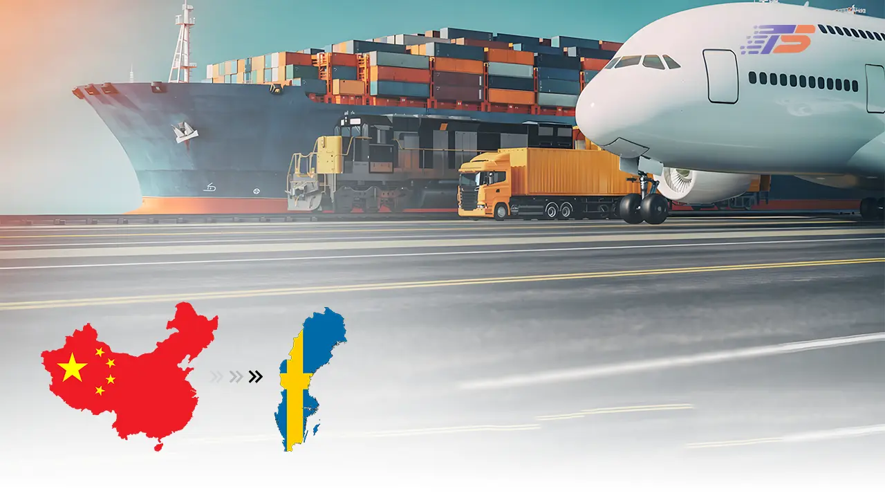 Shipping from China to Sweden