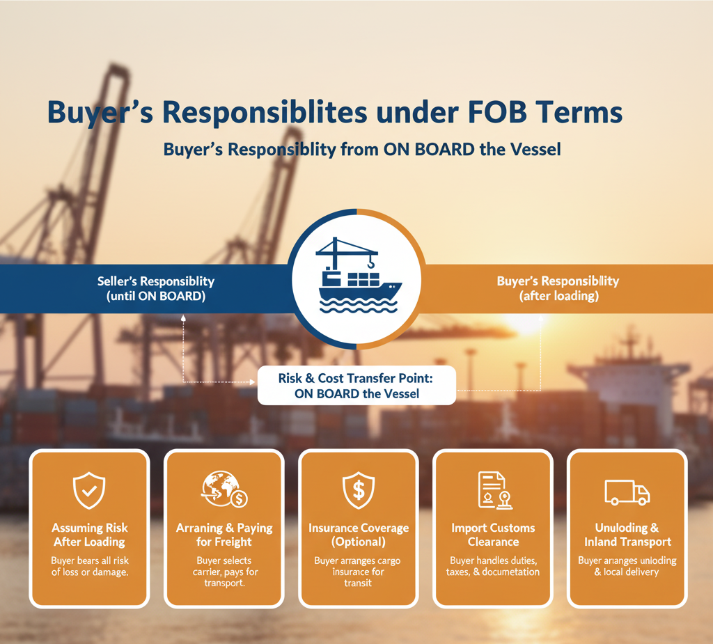 Buyer’s Responsibilities under FOB Terms