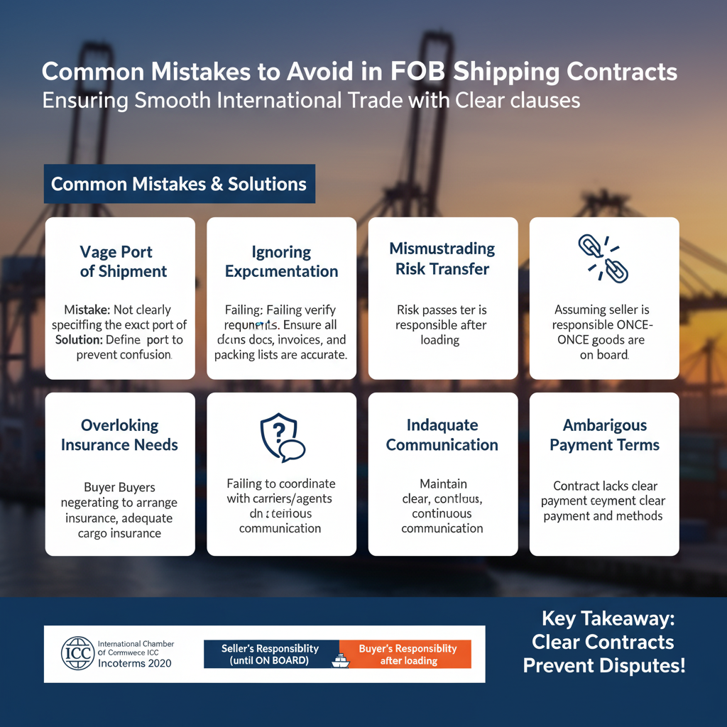 Common Mistakes to Avoid in FOB Shipping Contracts