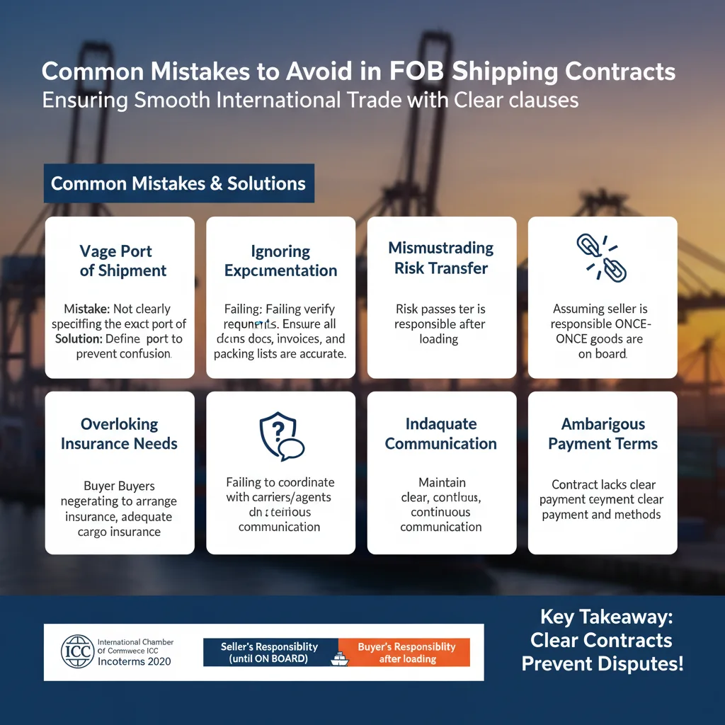 Common Mistakes to Avoid in FOB Shipping Contracts