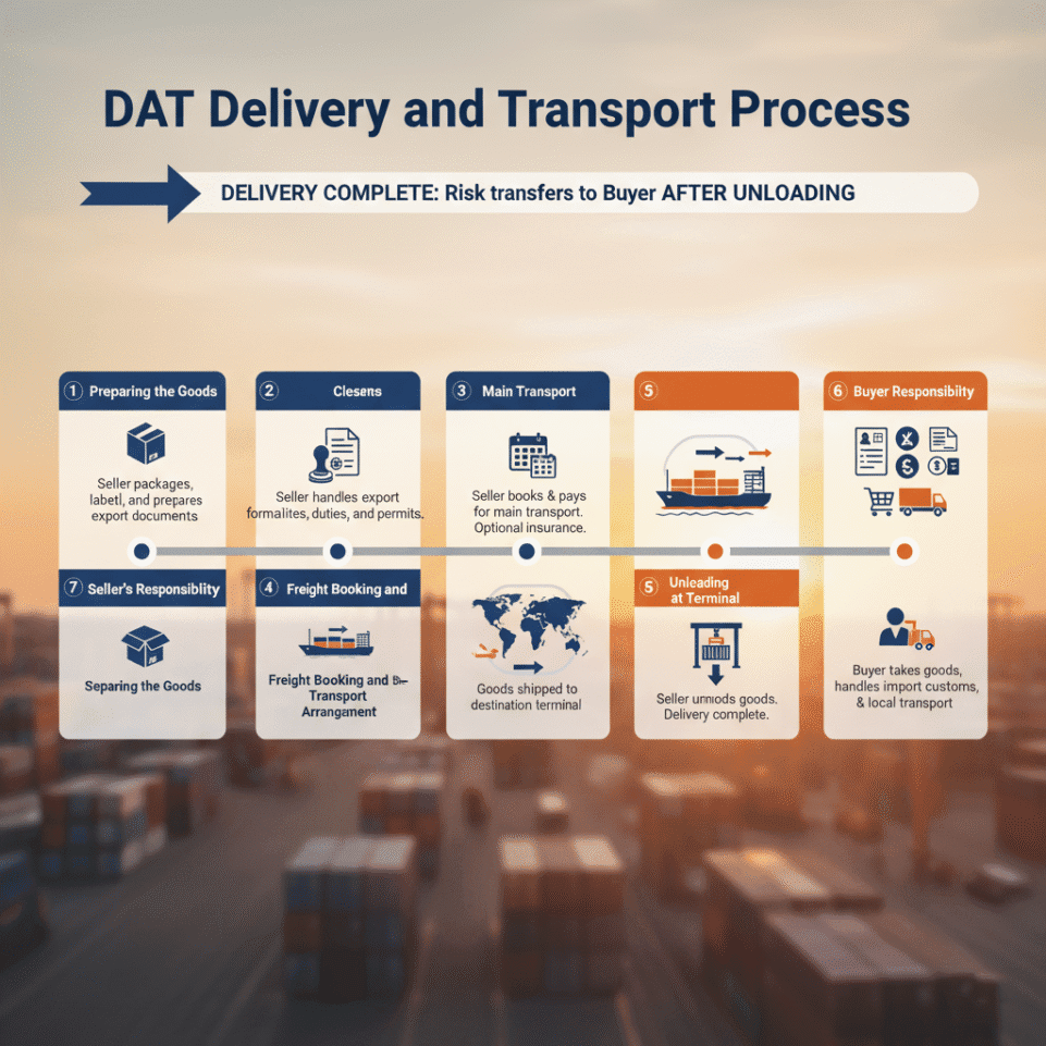 DAT Delivery and Transport Process