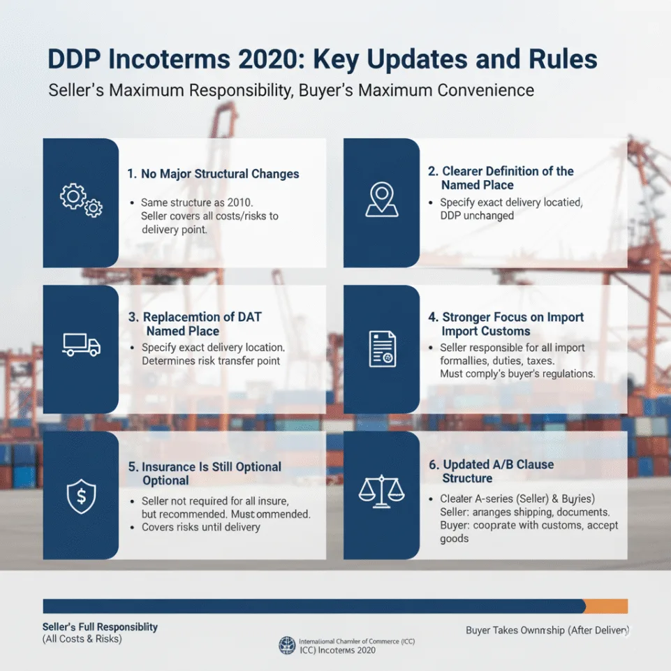 DDP Incoterms 2020 Key Updates and Rules