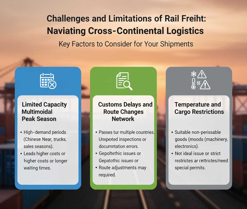 Challenges and Limitations of Rail Freight