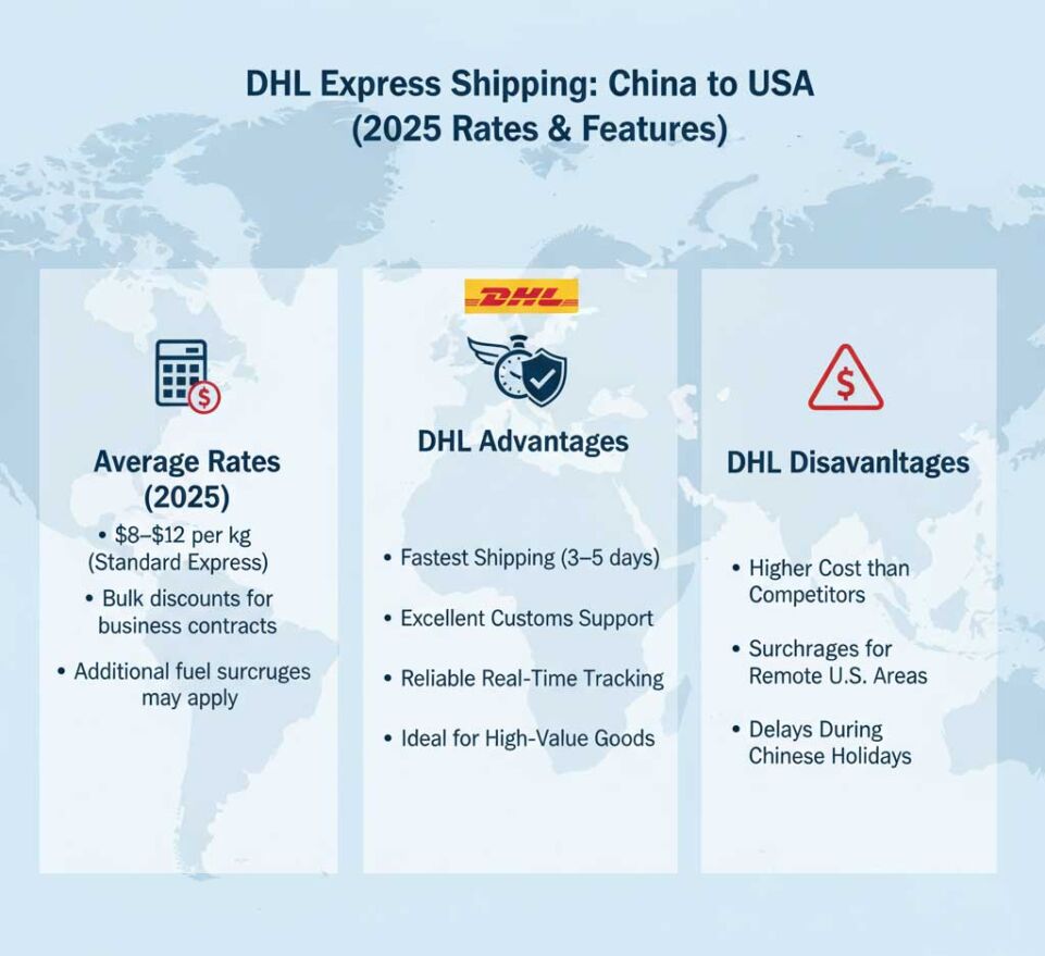 DHL Express from China to USA