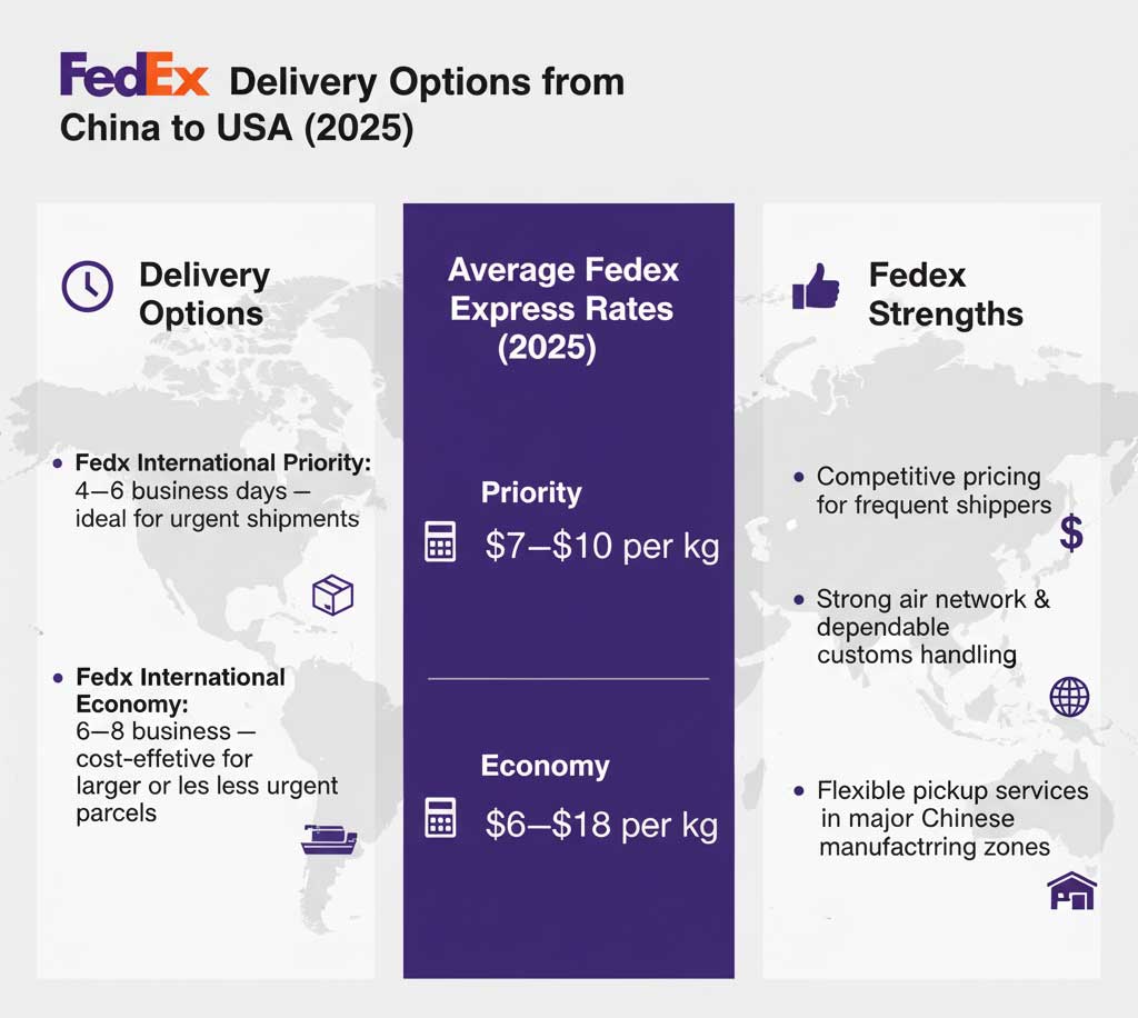 FedEx Express from China to USA