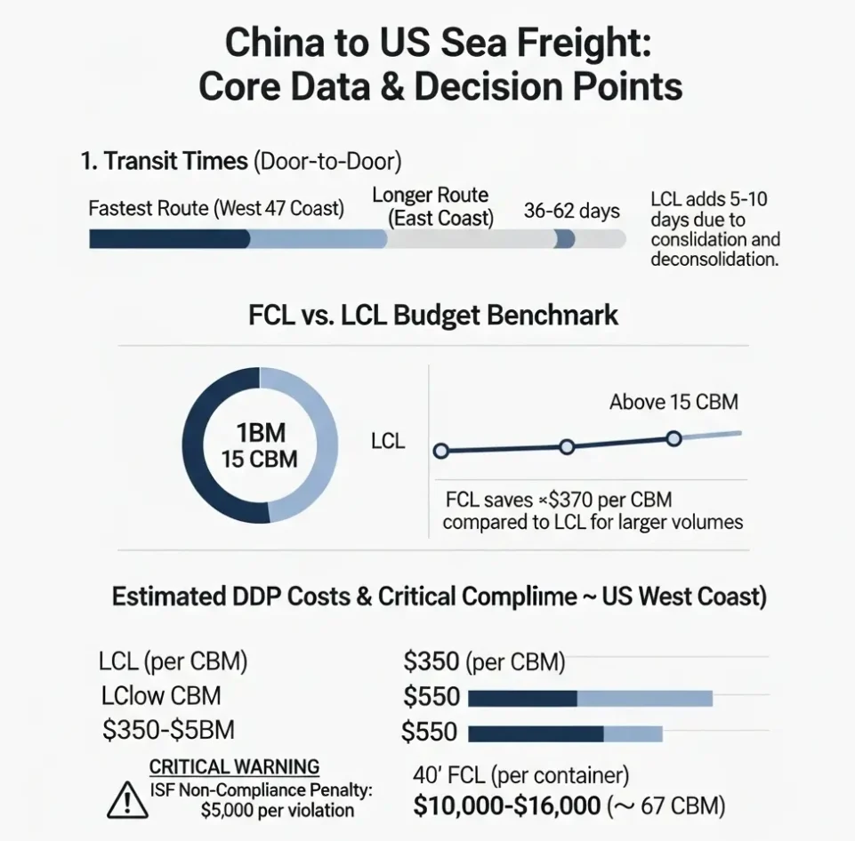 Sea Freight from China to US