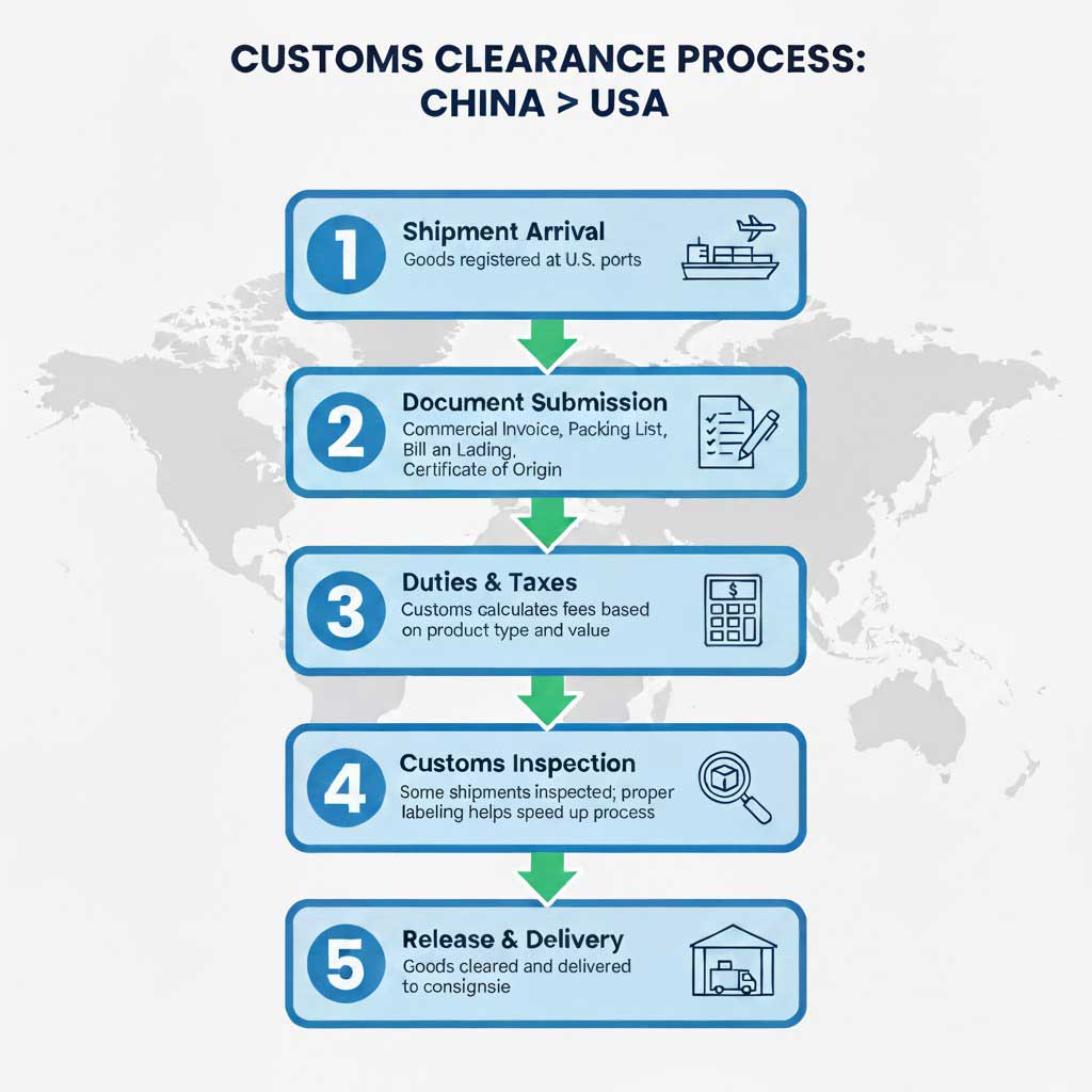 Step-by-Step Customs Clearance Process