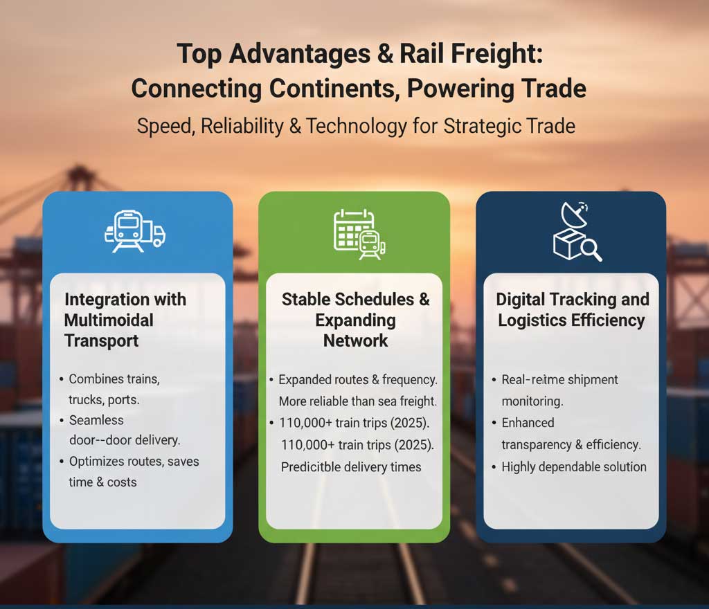 Top Advantages of Rail Freight in 2025