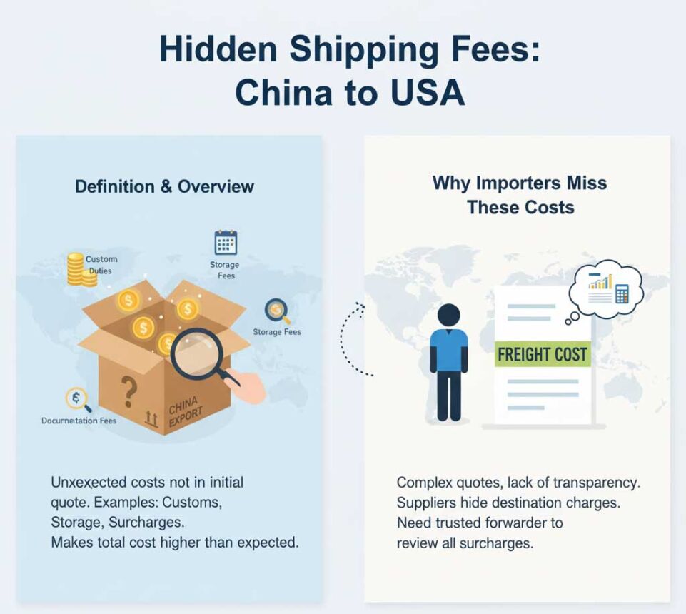 What Are Hidden Fees When Shipping from China to USA