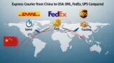 Express Courier from China to USA : DHL, FedEx, UPS Compared