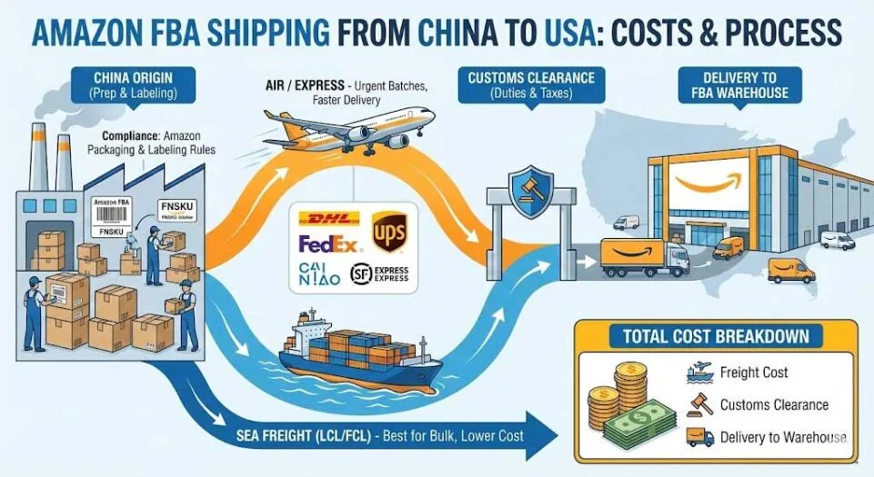 Amazon FBA Shipping Costs from China