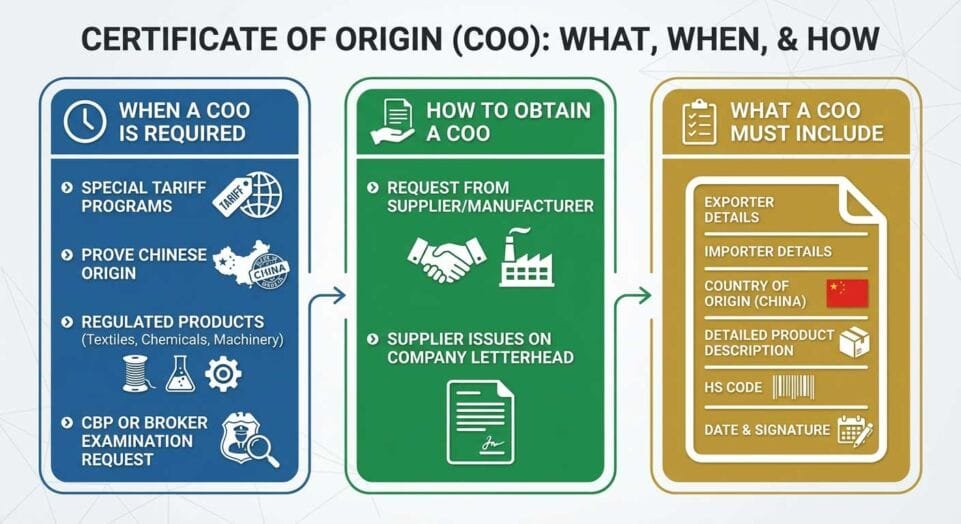 Without a correct B/L or AWB, cargo cannot be released in the United States