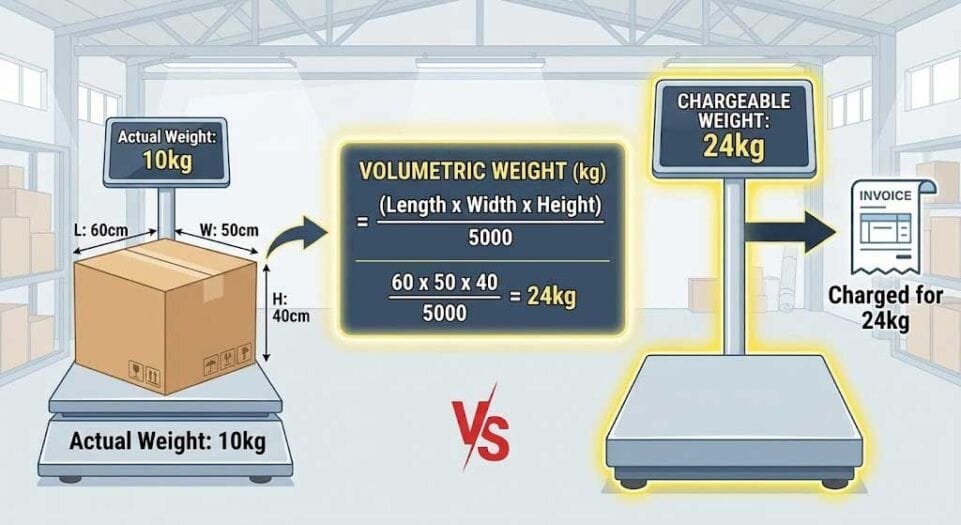 Calculate Volumetric Weight (Air & Express)
