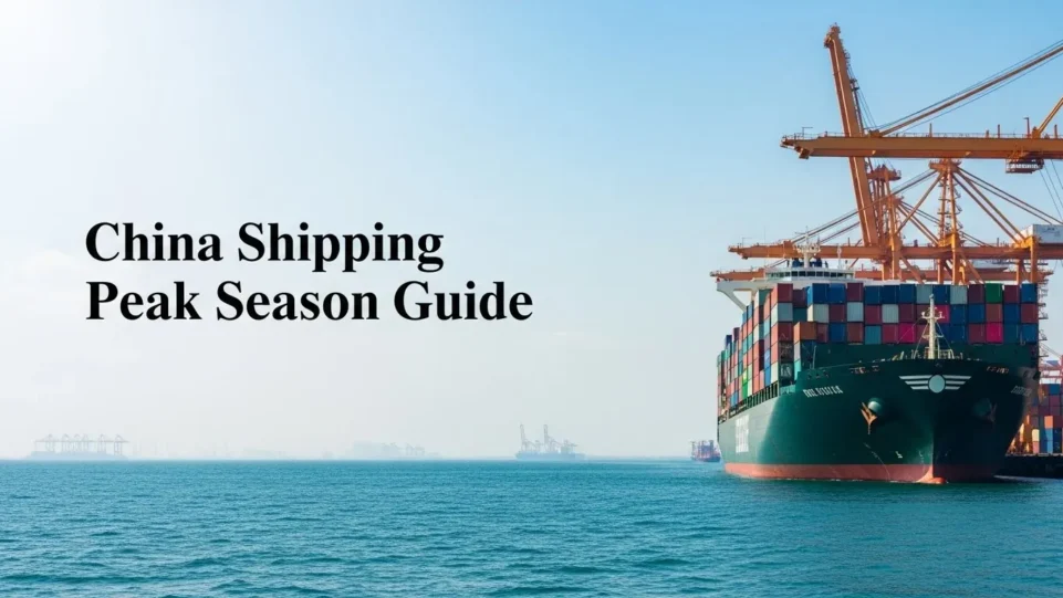China Shipping Peak Season and Trends When is the Best Time to Ship from China
