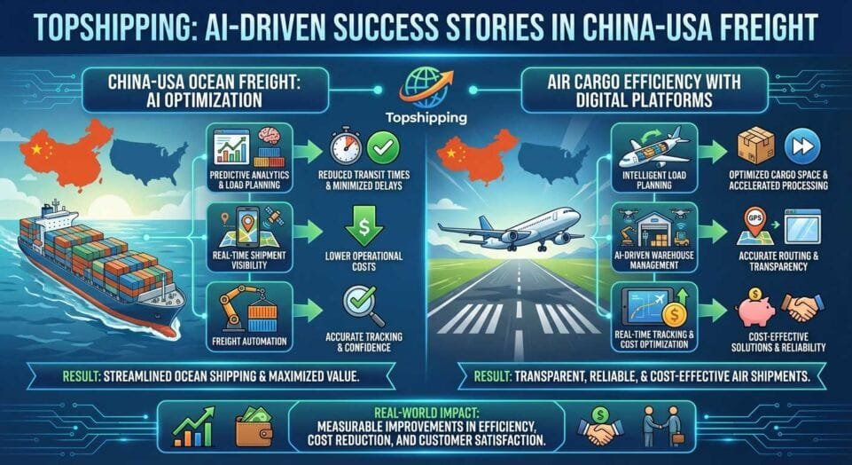 China-USA Ocean Freight Using AI