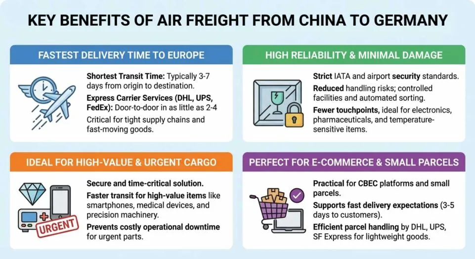 Choose Air Freight for China–Germany