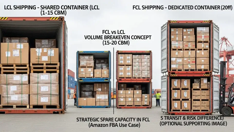 FCL vs LCL How Freight Volume Determines Your Shipping Method