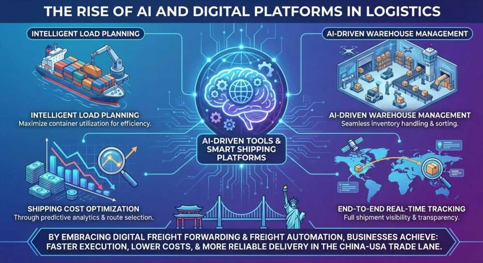 How AI and Digital Platforms Are Revolutionizing China-USA Freight Forwarding