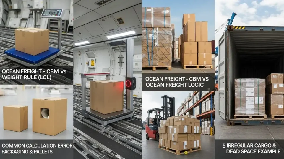 How to Calculate Freight Volume Cost Air vs. Ocean Formulas