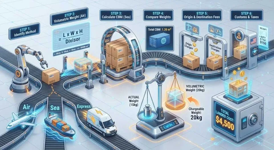 How to Calculate Shipping Cost from China to USA (Step-by-Step) 