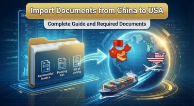 Import Documents from China to USA