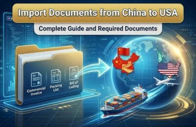 Import Documents from China to USA
