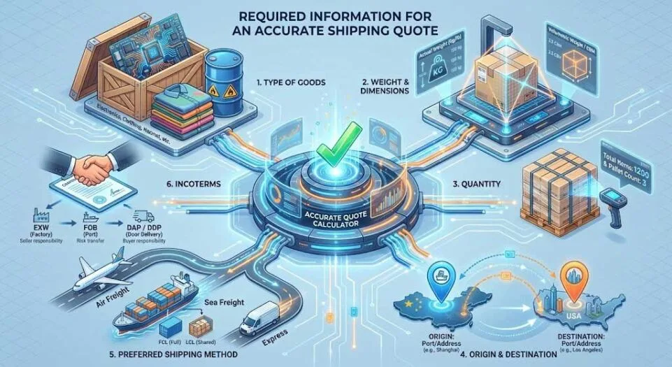 Required Information for an Accurate Quote 