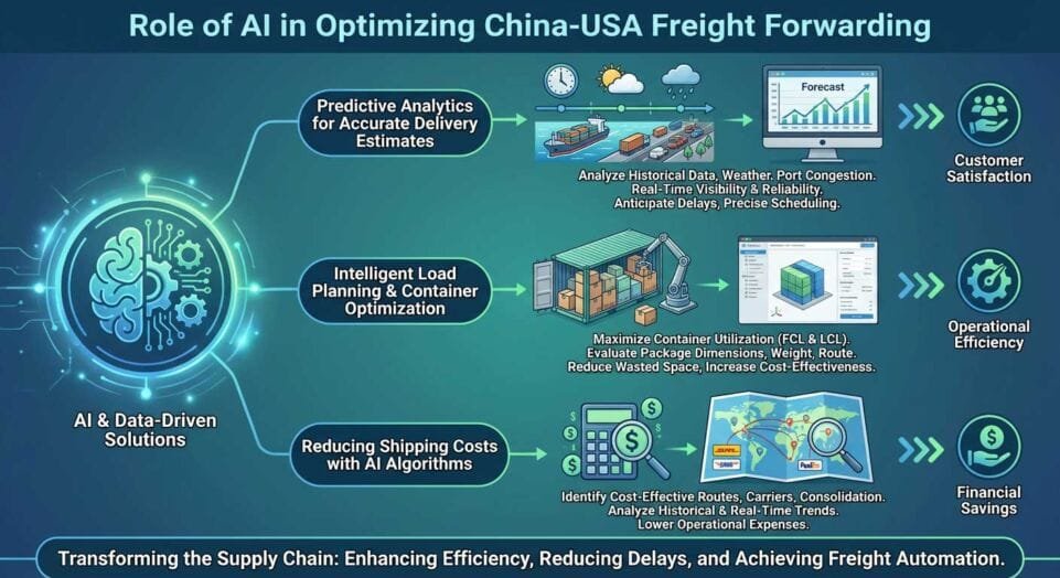 Role of AI in Optimizing Freight Forwarding