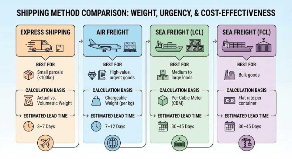 Select the Optimal Shipping Method