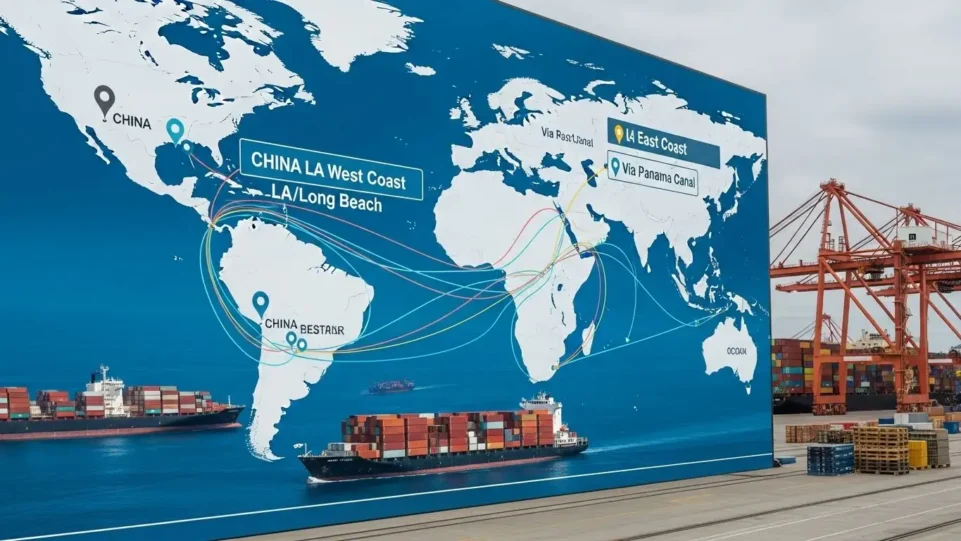 Strategy 2 West Coast vs. East Coast The Ocean Freight Time Decision