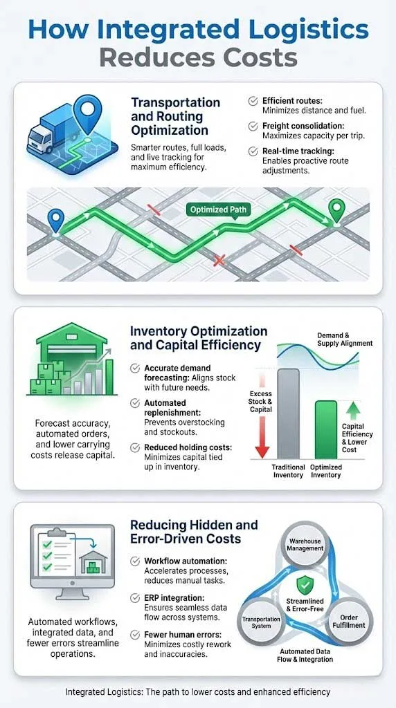 How Integrated Logistics Reduces Costs